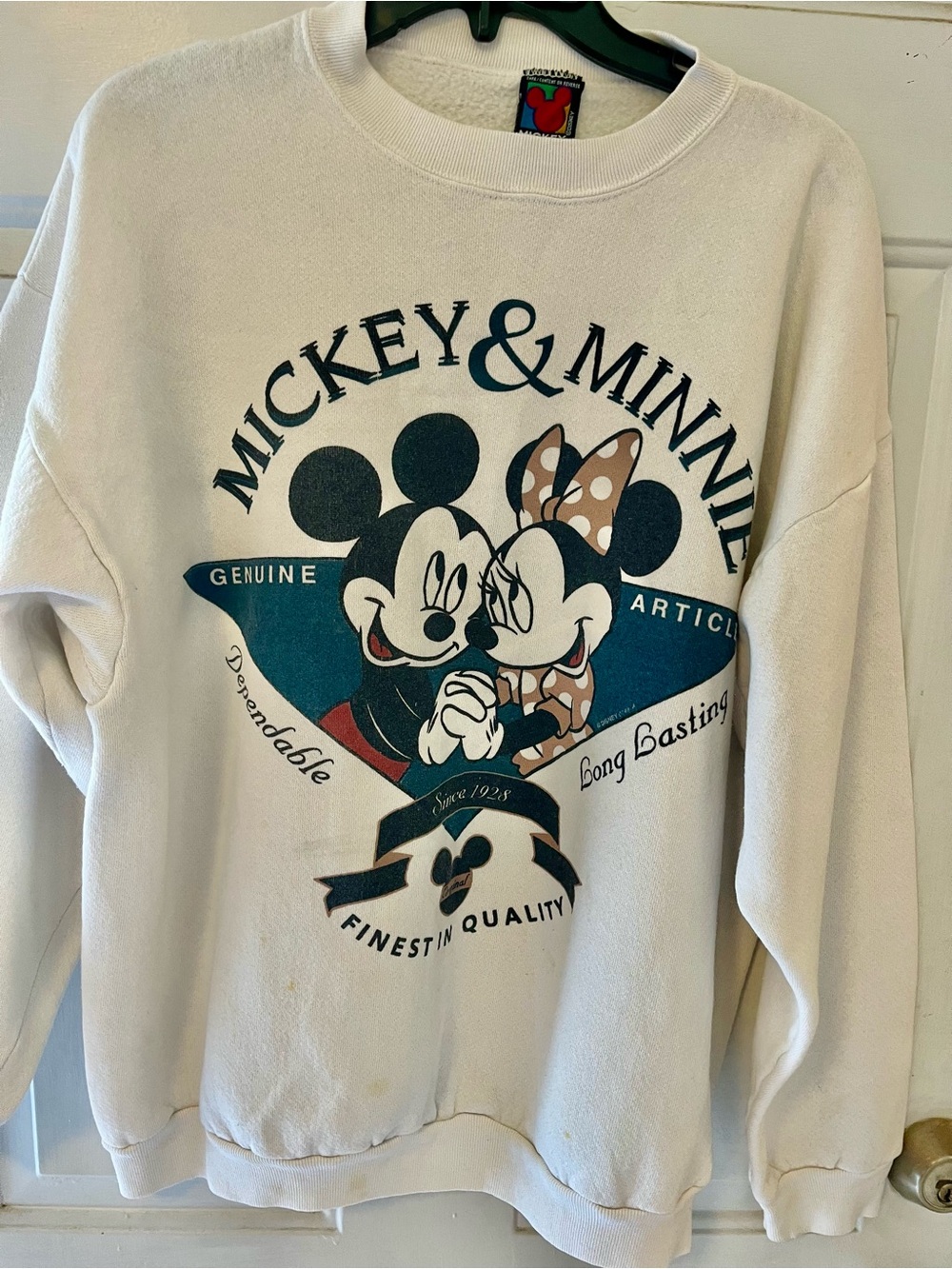 Vintage 1990’s Disney Mickey & Minnie Sweatshirt Jerry Leigh Label Size XL